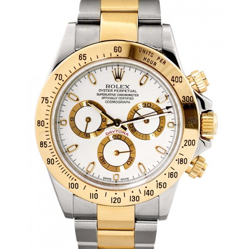 Jam Rolex Daytona Cosmograph Automatic Silver Combi Gold / Bergaransi