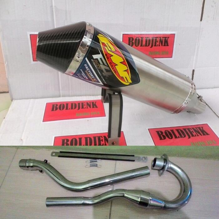 Knalpot racing FMF fullset KLX 150 /D'TRACKER/trail dll