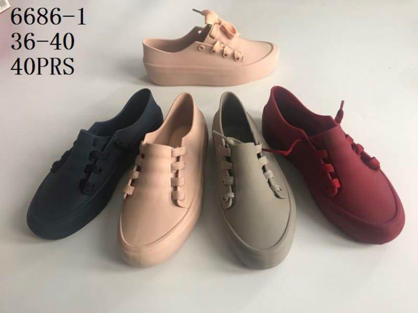 Harlee Store-Sepatu Jelly Tali luna maya 6686