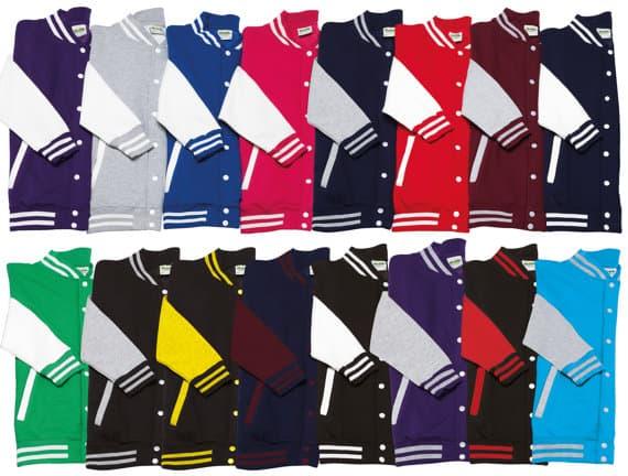 DISKON jaket varsity baseball polos basebal banyak warna harga grosir murah TERMURAH