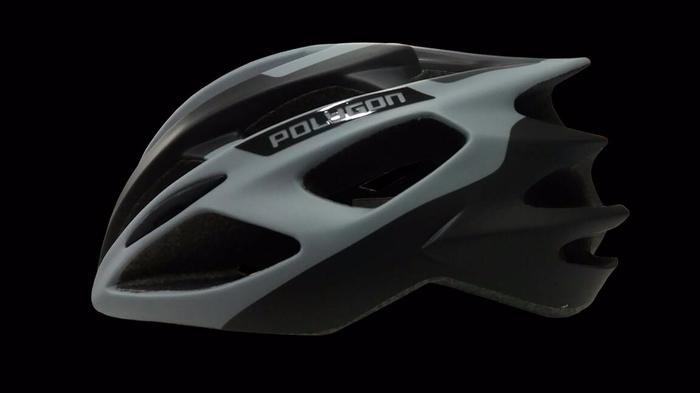 HELM SEPEDA BALAP POLYGON SPEED ABU HELMET BICYCLE
