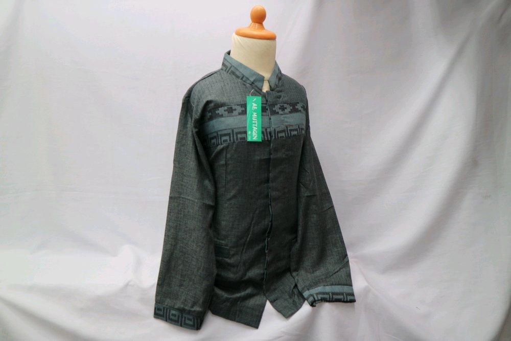 Baju Muslim Anak Baju Koko Jasko Jas Koko Anak Songket Abu Murah Terbaru Al Muttaqin JAT 004 di lapak Al Muttaqin Collection produsenbajukoko