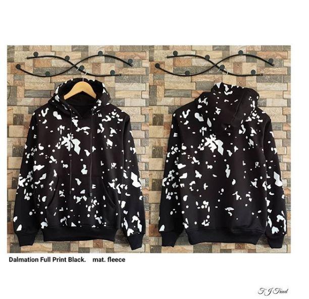 Dalmation Full Print Jacket Wanita Sweater Wanita Termurah