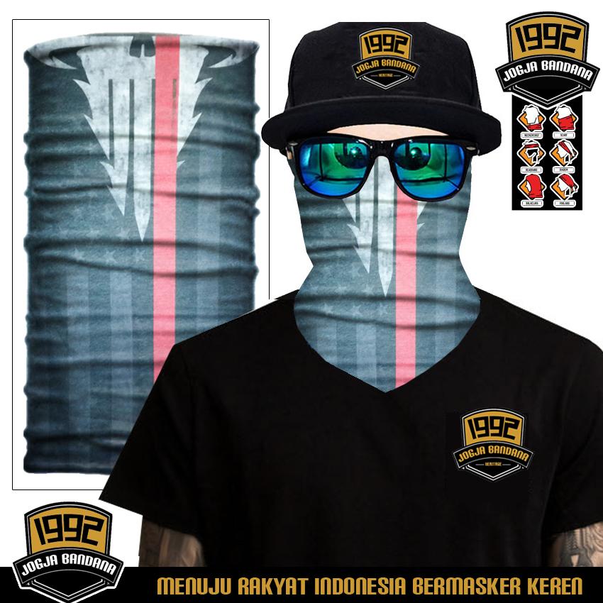 Jogja Bandana Buff (BELI 3 GRATIS 1) Masker Berkendara Scarf Pria Masker Wajah Aksesoris Olahraga Outdoor Sepeda Motor
