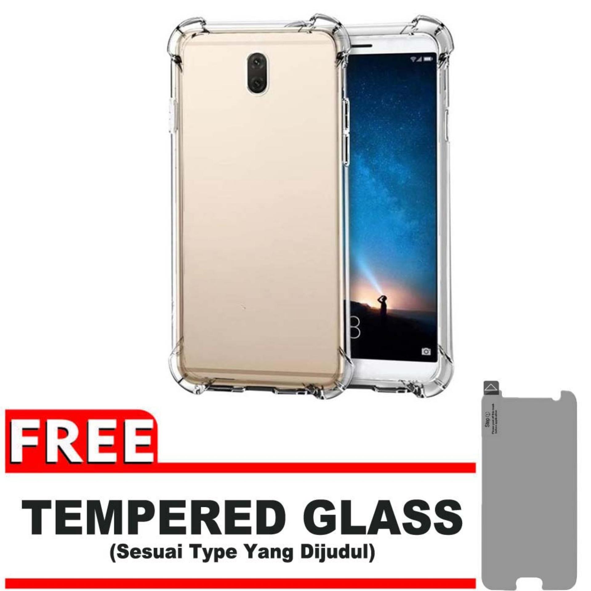 ShockCase for Nokia 3 | Premium Softcase Jelly Anti Crack Shockproof - Gratis Free Tempered Glass Protector - Transparan