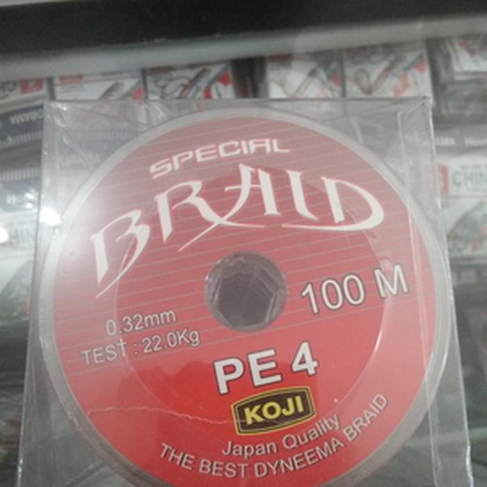 HARGA SPESIAL!!! Senar PE atau Braid X4 Merk Koji 100 m - sOrOGQ
