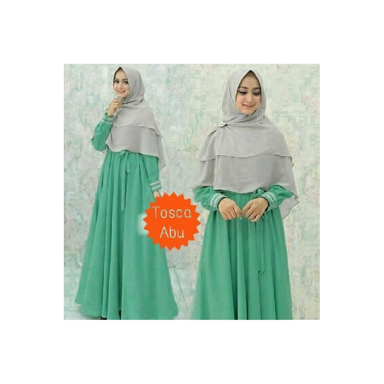 GAMIS MODERN baju muslim pesta gamis yunmina aneka warna 2 dress maxi