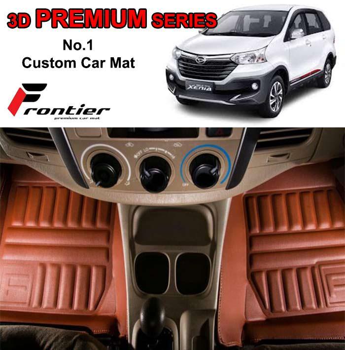 Karpet Mobil 3D Custom DAIHATSU NEW XENIA 2016 - Up 3 BARIS BROWN FRONTIER