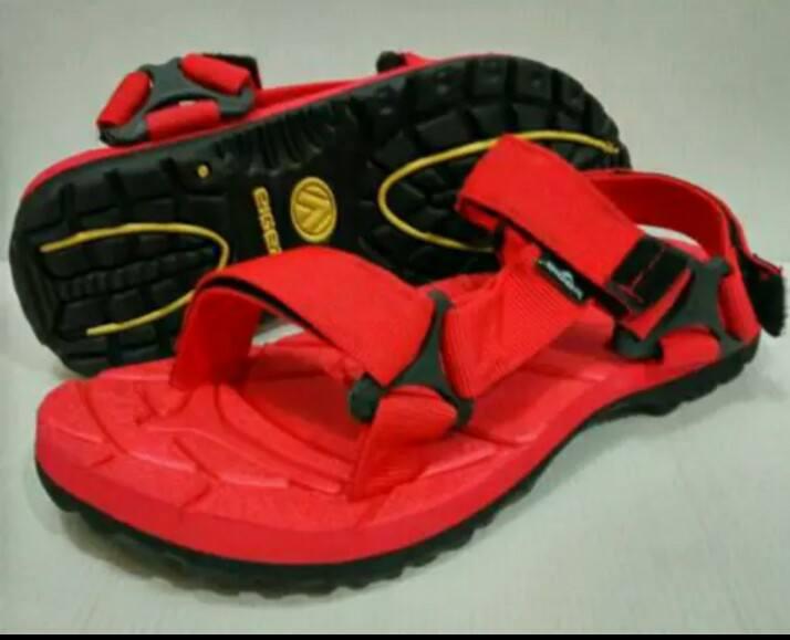 MURAH ACCESSORIES - SANDAL GUNUNG EIGER MERAH / SANDAL GUNUNG EIGER TERBARU / SANDAL PENDAKI GUNUNG EIGER