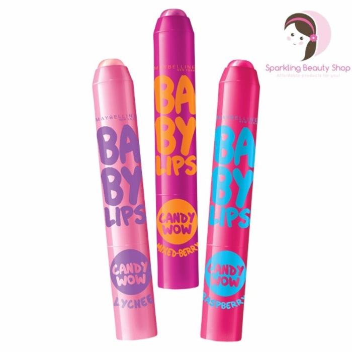 Sparkling Beauty Shop Maybelline Baby Lips Candy Wow Lip Balm Available 5 Color