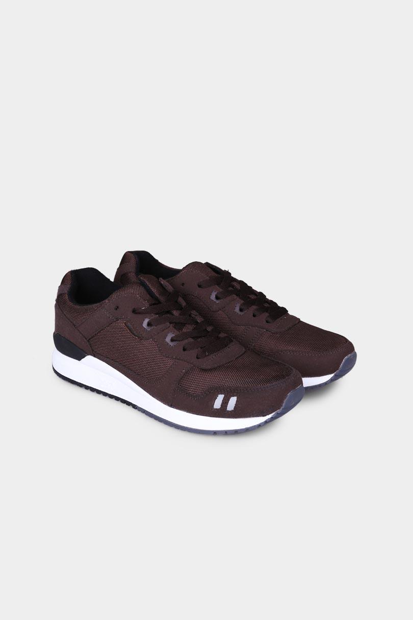 3 second Sepatu Sneaker Fashion Pria Men Shoes Brown