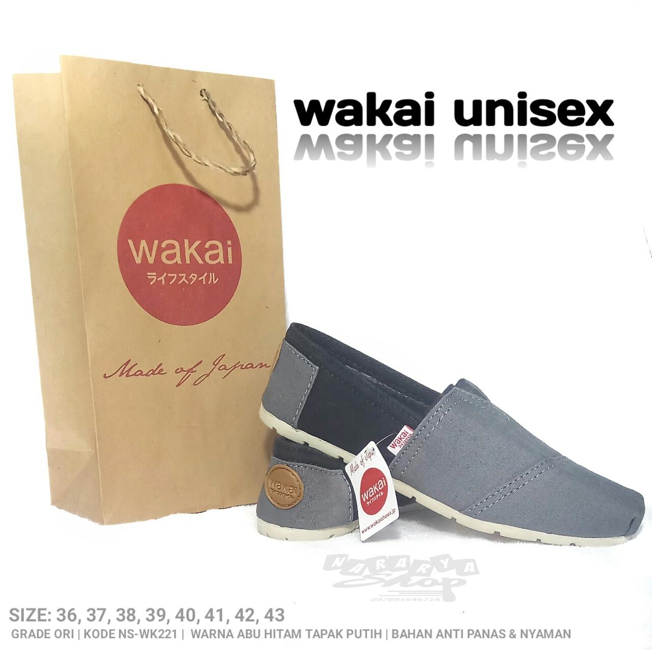Sepatu wakai sepatu murah sepatu yang dapat di pakai semua kalangan dengan harga terjangkau dan kualitas terjamin