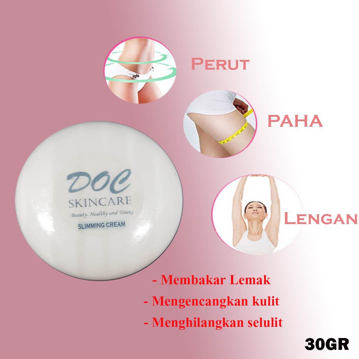 DOC skincare SLIMMING HOT CREAM 2 days membakar lemak menghilangkan selulit mengencangkan kulit 30gr