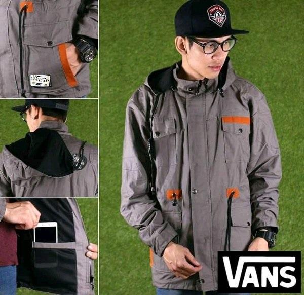 JAKET PARKA ABU LIST PRIA
