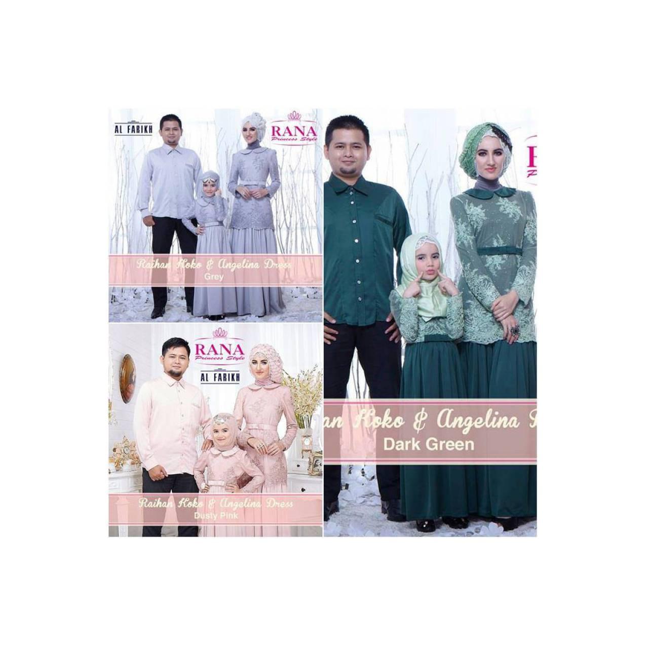 ANGELINA DRESS & RAIHAN KEMEJA
