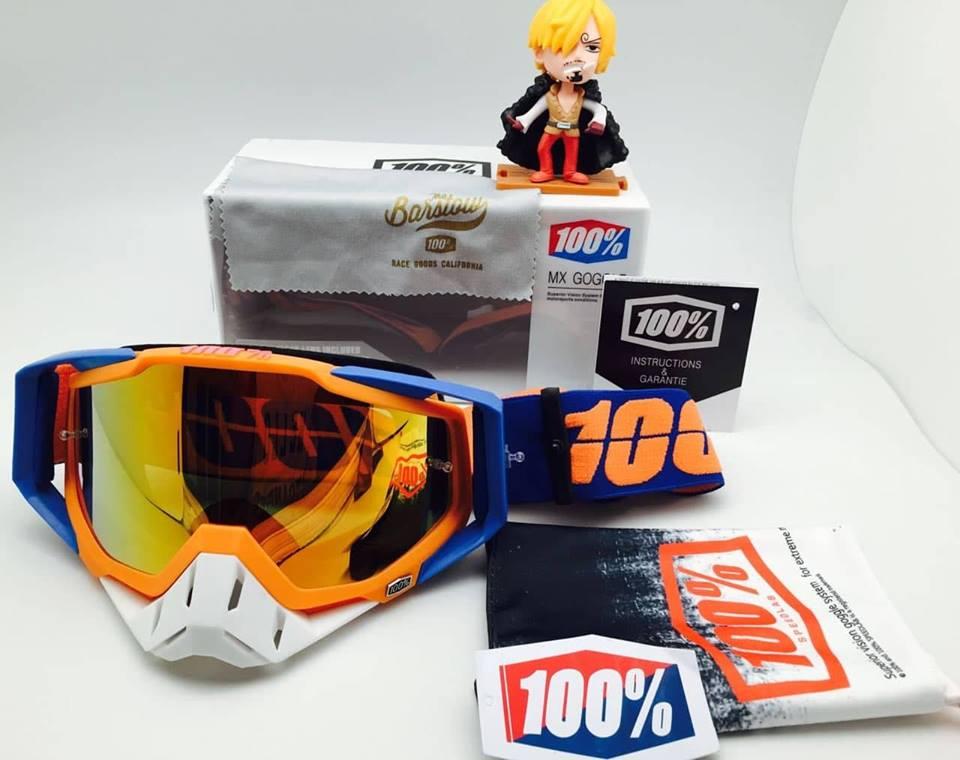 Kacamata Sport // Outdoor // Sepeda // Safety // Motocross // Moto Cycle // Google Motor cross 100 % High Quality - Fullset // Lensa