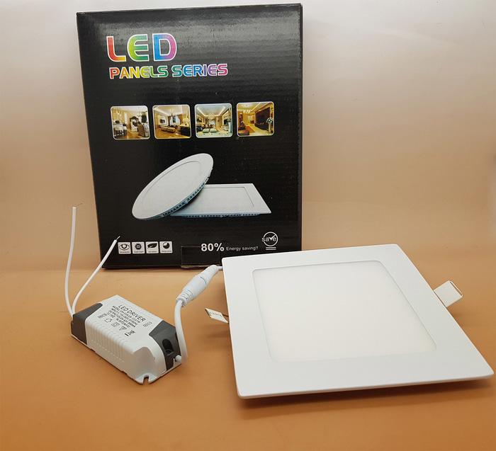 ORIGINAL - Led Panel 9 watt light Model KOTAK Merk SANLY ( NYALA SUPER BRIGHT )