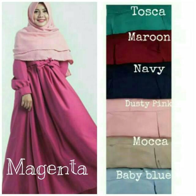 Sale Gamis baloteli dress muslilm panjang jumbo syari murah abaya maxidress dress tanah abang muslim (grosir minimal 6)