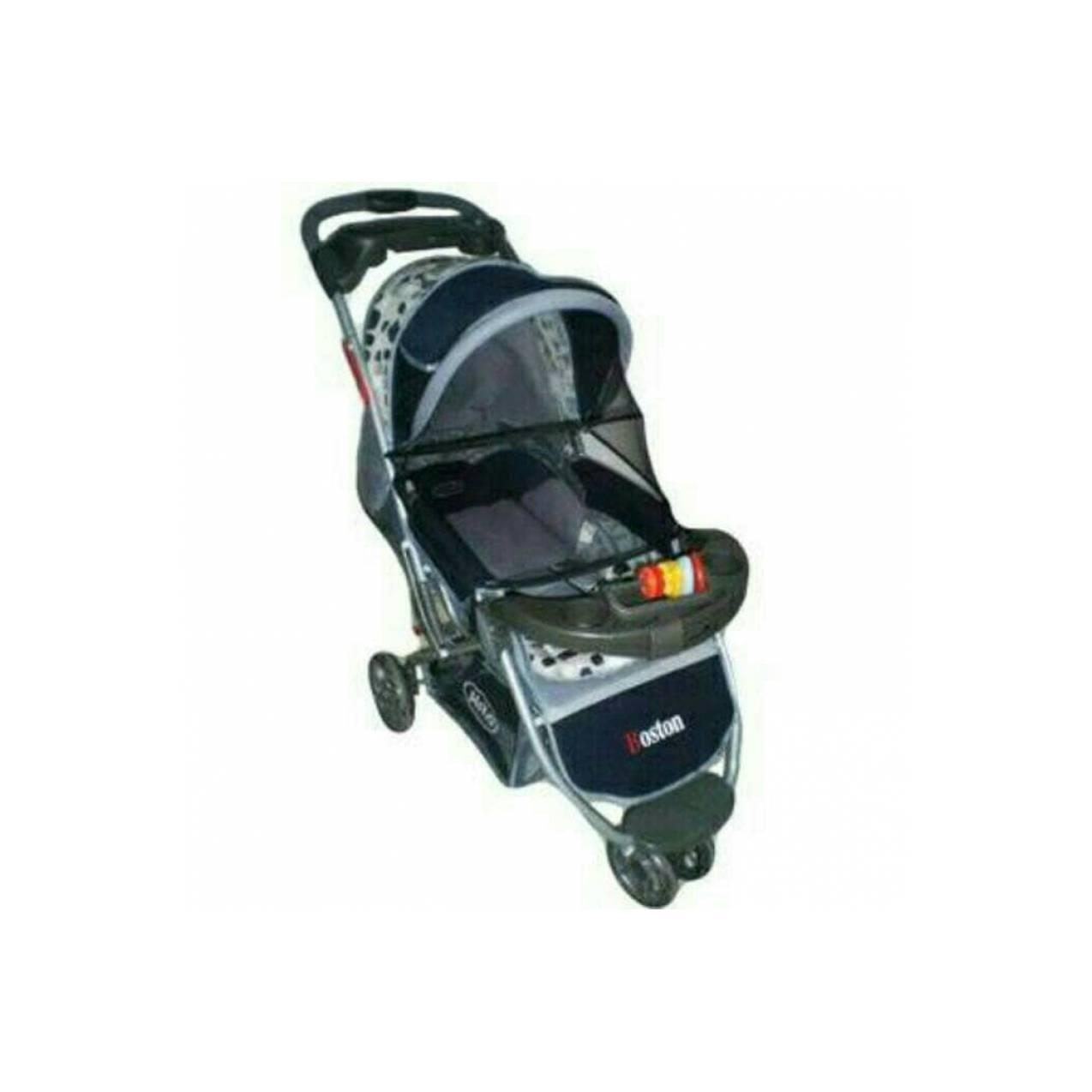 (Gosend) Baby Stroller Pliko Boston Roda 3 Keren Banget