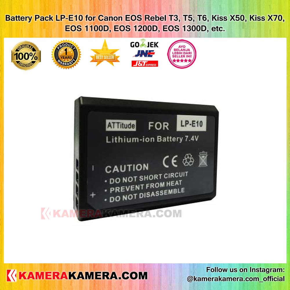 Battery Pack LP-E10 for DSLR Canon EOS 1100D EOS 1200D EOS 1300D