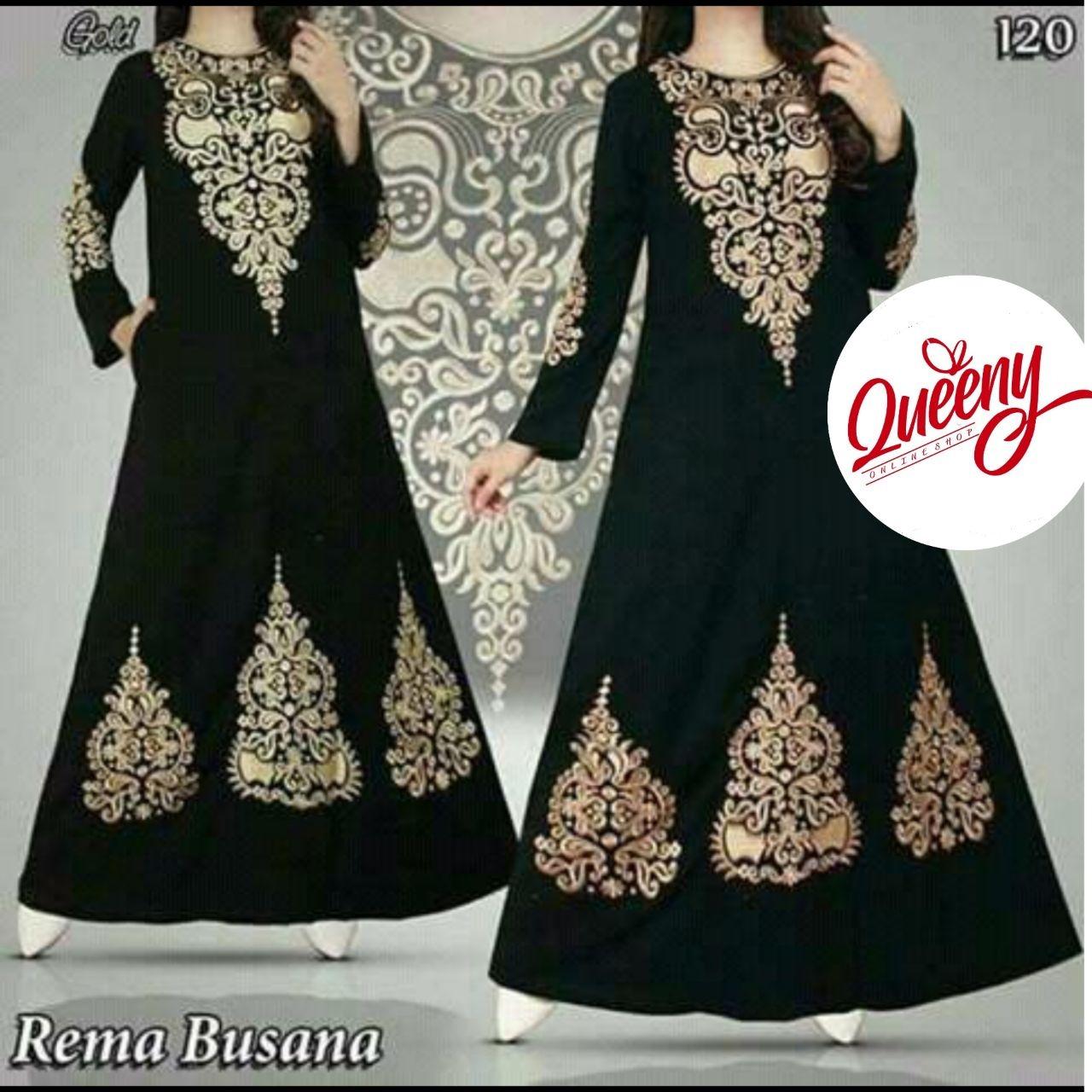 gamis abaya hitam arab - fashion muslimah - abaya modern