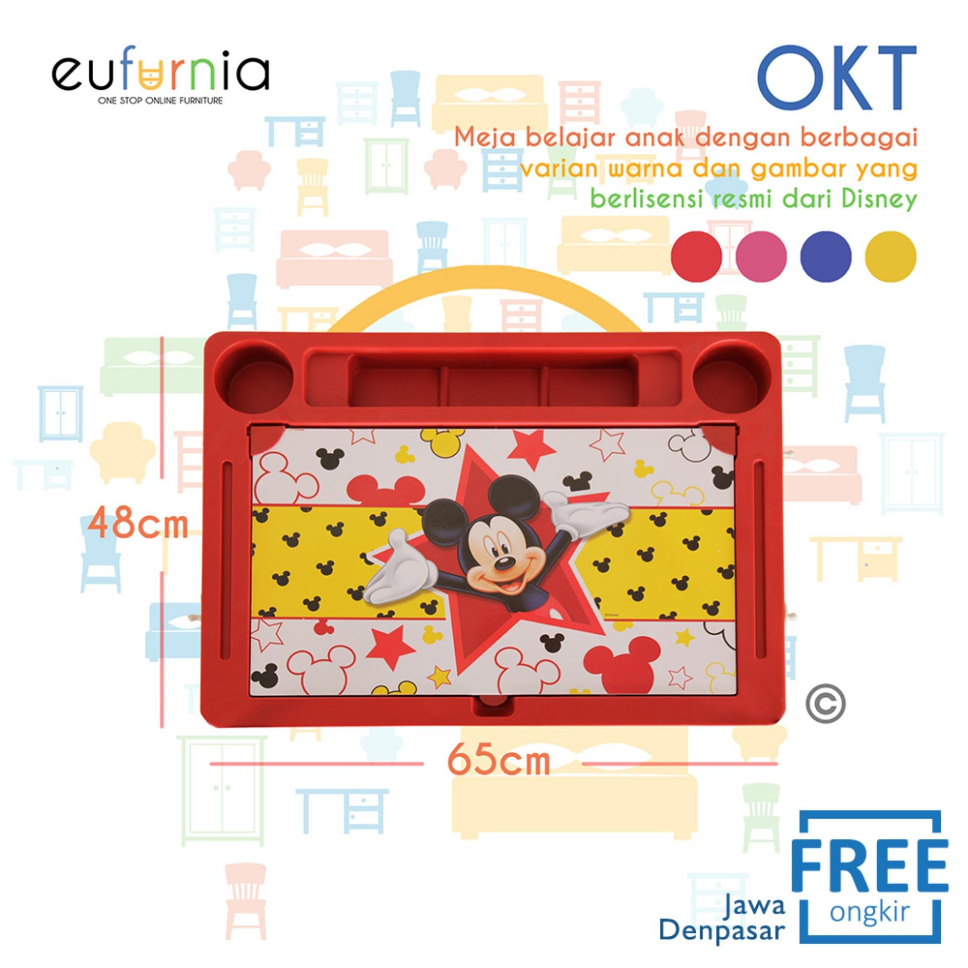 Meja Anak Karakter Eufurnia Olymplast Kids Table OKT / Merah / 100% FREE ONGKIR JAWA DENPASAR