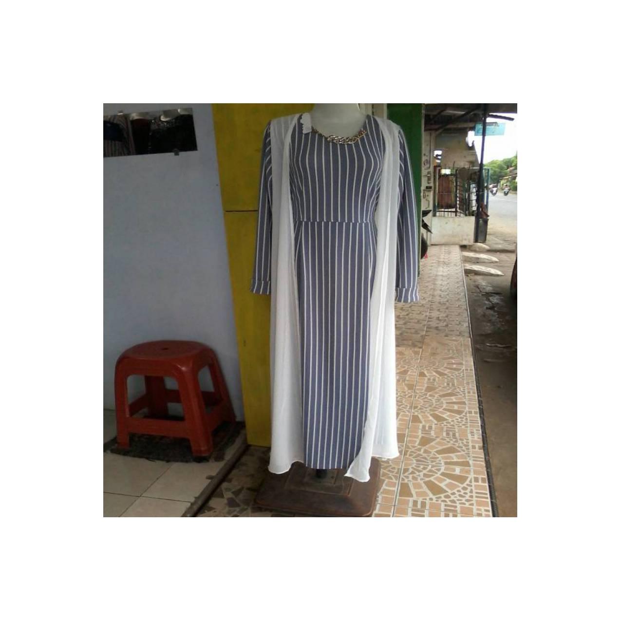 gamis ceruty lapis sifon