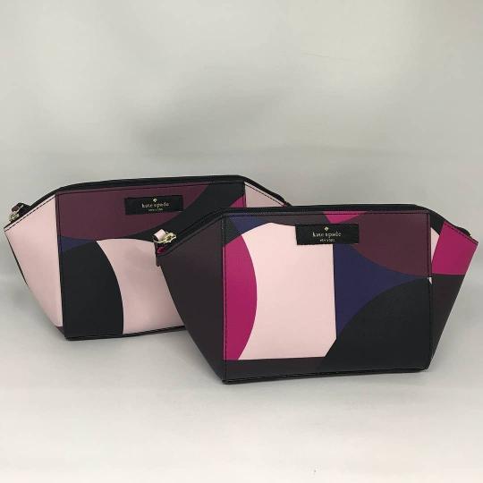 Dompet / dompet wanita Kate Spade Katespade Eady Make Up Cosmetic Pouch Geo
