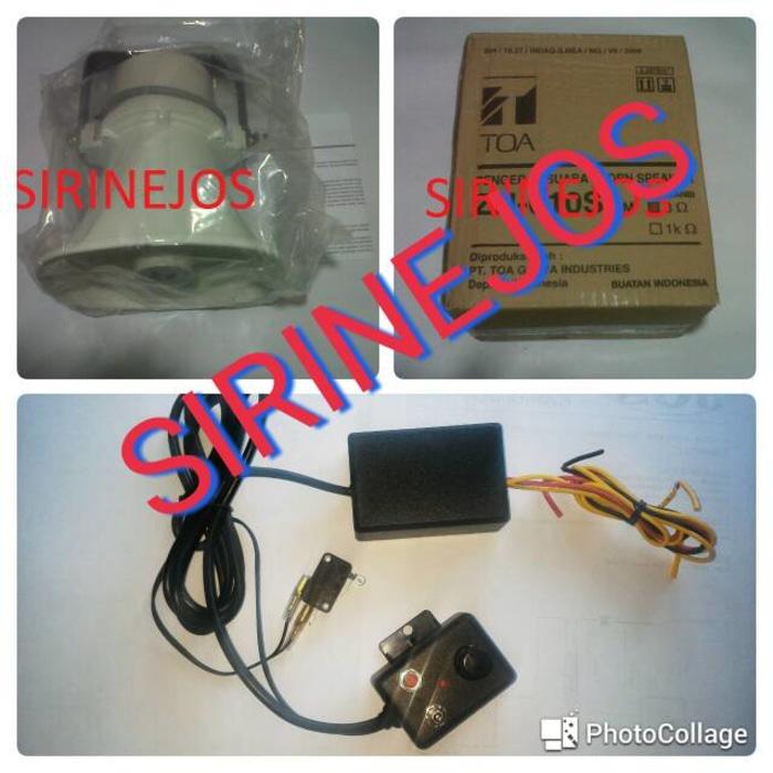 sirine polisi patwal 6 suara toa zh610s | ( klakson motor mobil keong denso suara waterproof telolet hella polisi sepeda fer ) |