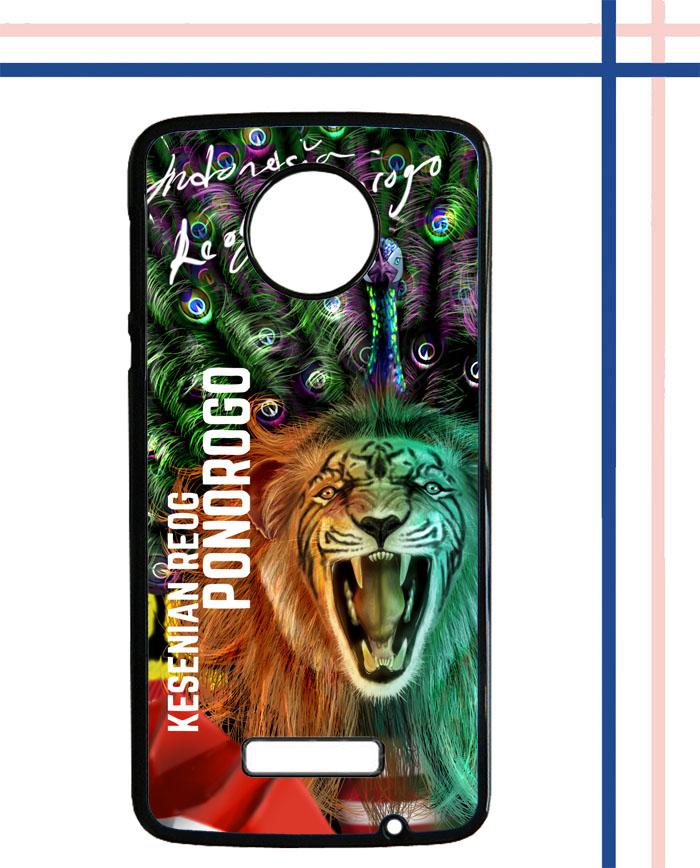 Casing HARDCASE Bergambar Motif Untuk Motorola Moto Z Force reog ponorogo W3879