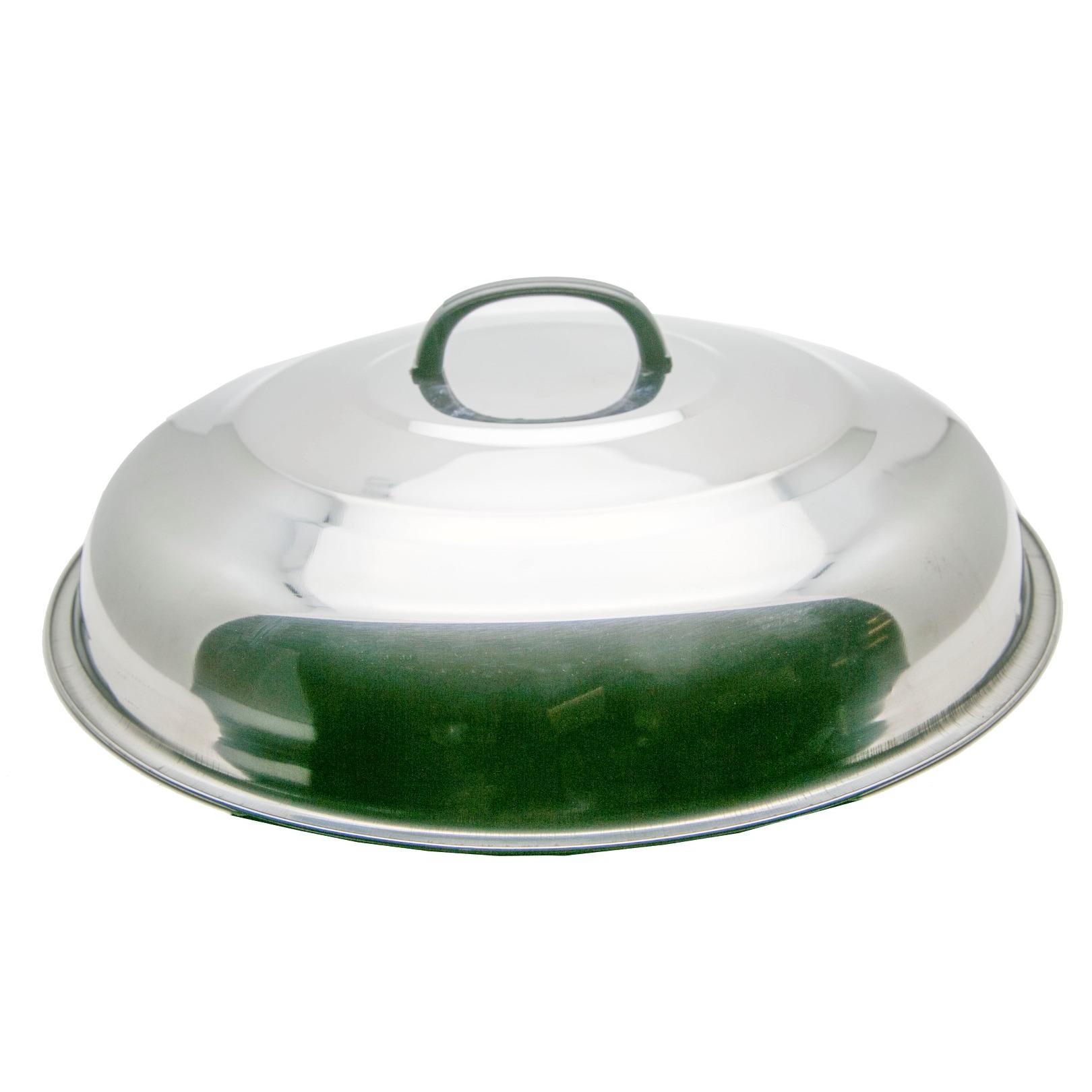 HAN Tutup Wajan/Panci/Kuali/Wok Stainless 44 Cm TPS44 - Perak