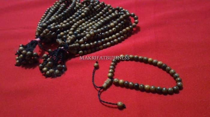 PALING LARIS Gelang Tasbih KAYU GAHARU BUAYA grad B 33 Biji 6 mm
