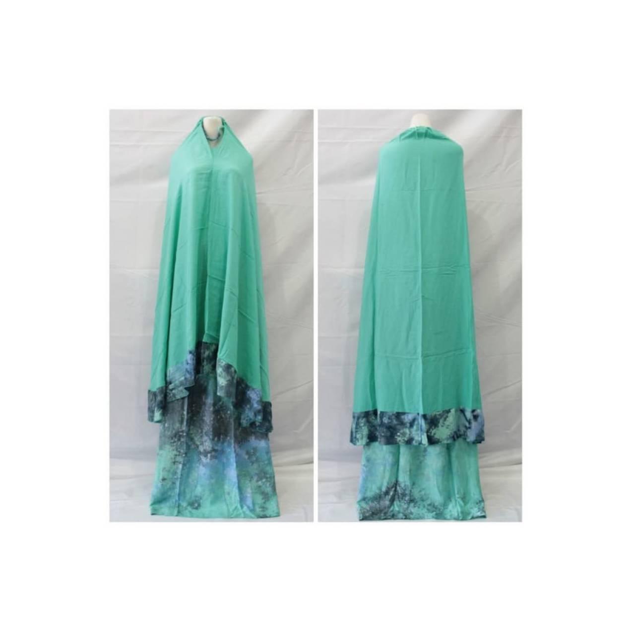 Mukena Bali Peplum Janger Super Jumbo Motif Abstrak 11