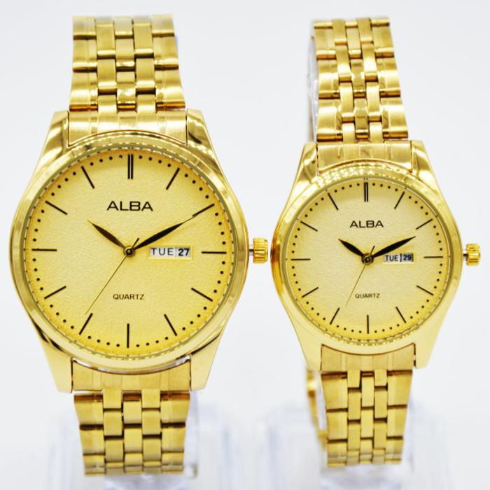 Jam Tangan Couple Rantai Alba 1832 FG