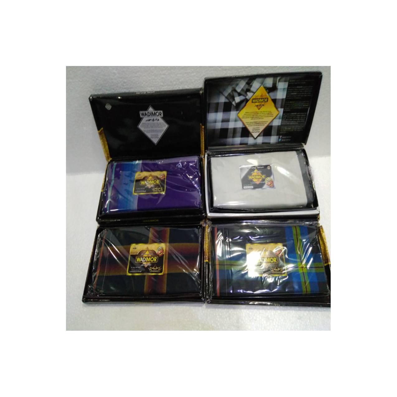 1 KODI (20 BH) KAIN SARUNG MUSLIM PRIA DEWASA MERK WADIMOR PADANG