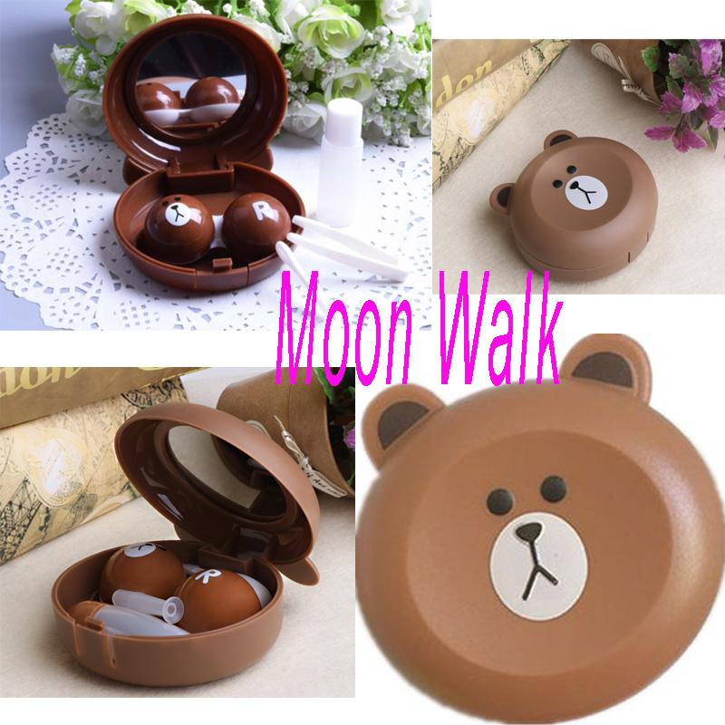 Tempat SoftLens / Lenscase - Brown Bear - 1 Pc