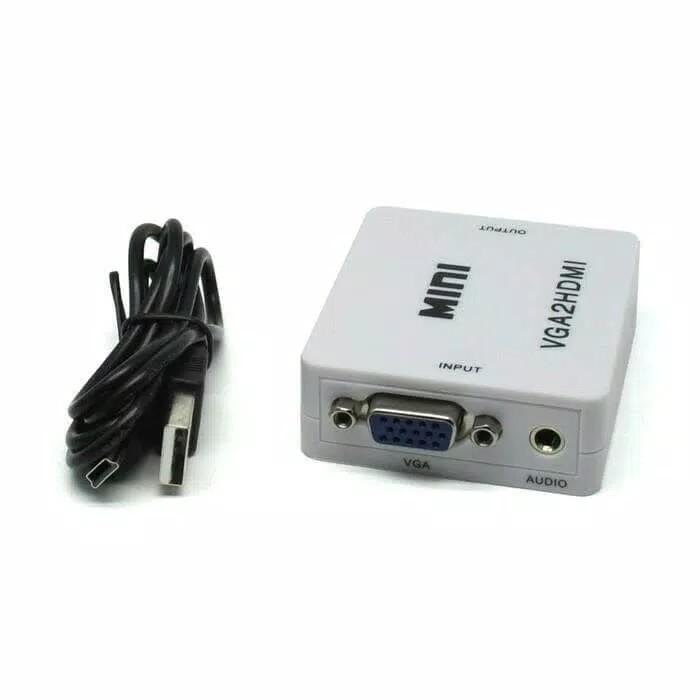Mini Vga to HDMI full hd 1080p converter audio adapter for pc laptop