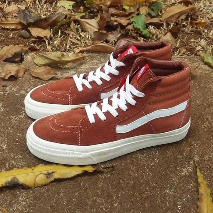 Murah - Vans Sk8 high raw pink / sepatu couple /