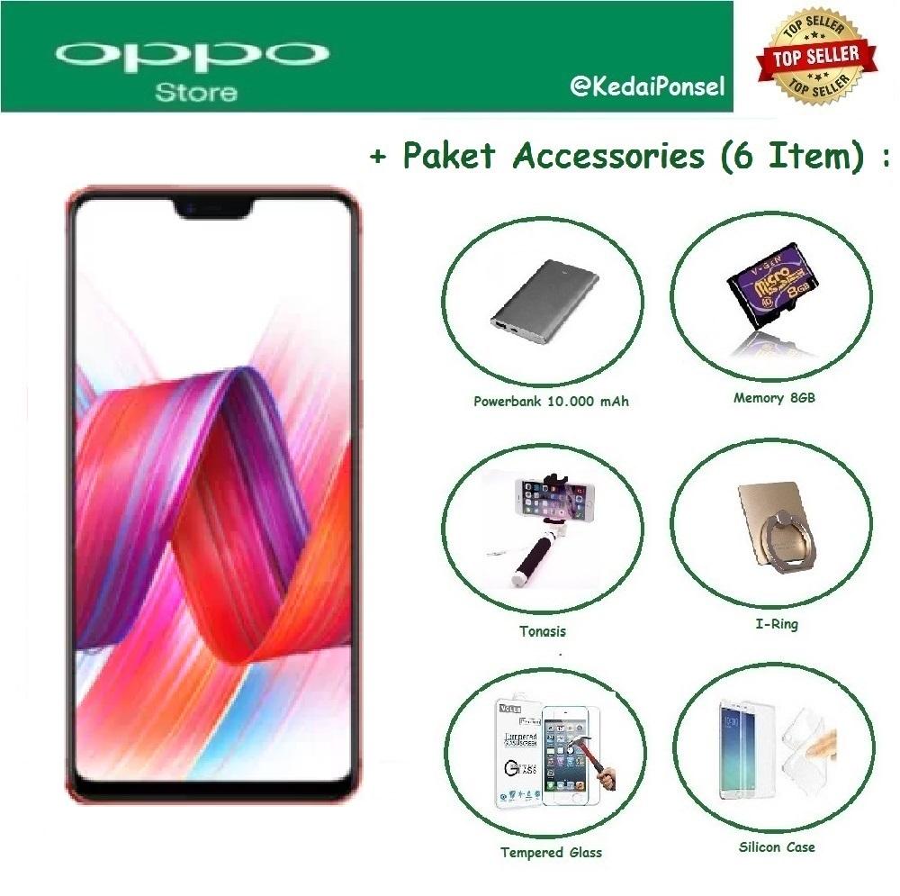 OPPO F7 Youth [4/64GB] + 6 Item Accessories