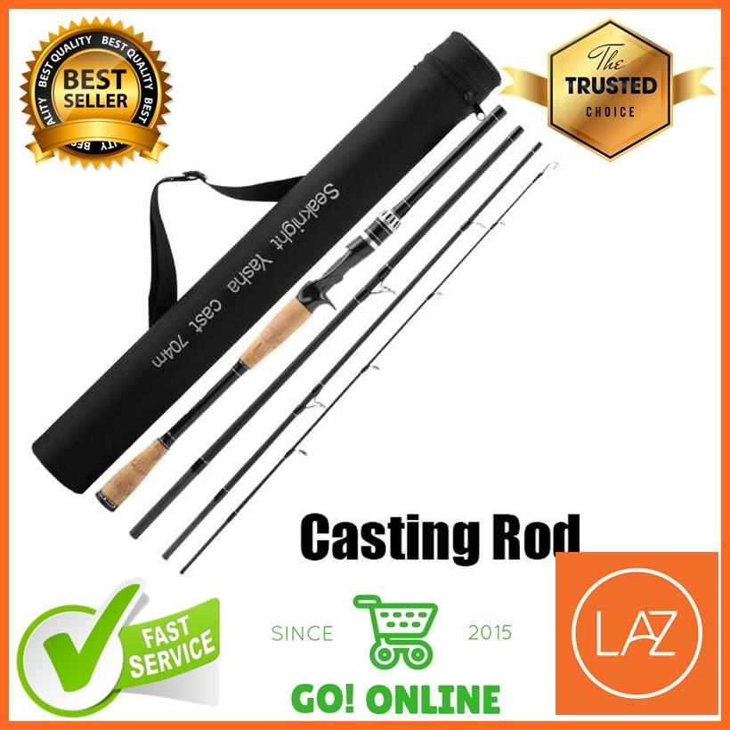 Joran Baitcasting SeaKnight Yasha Tongkat Pancing Carbon Fiber 240 Cm