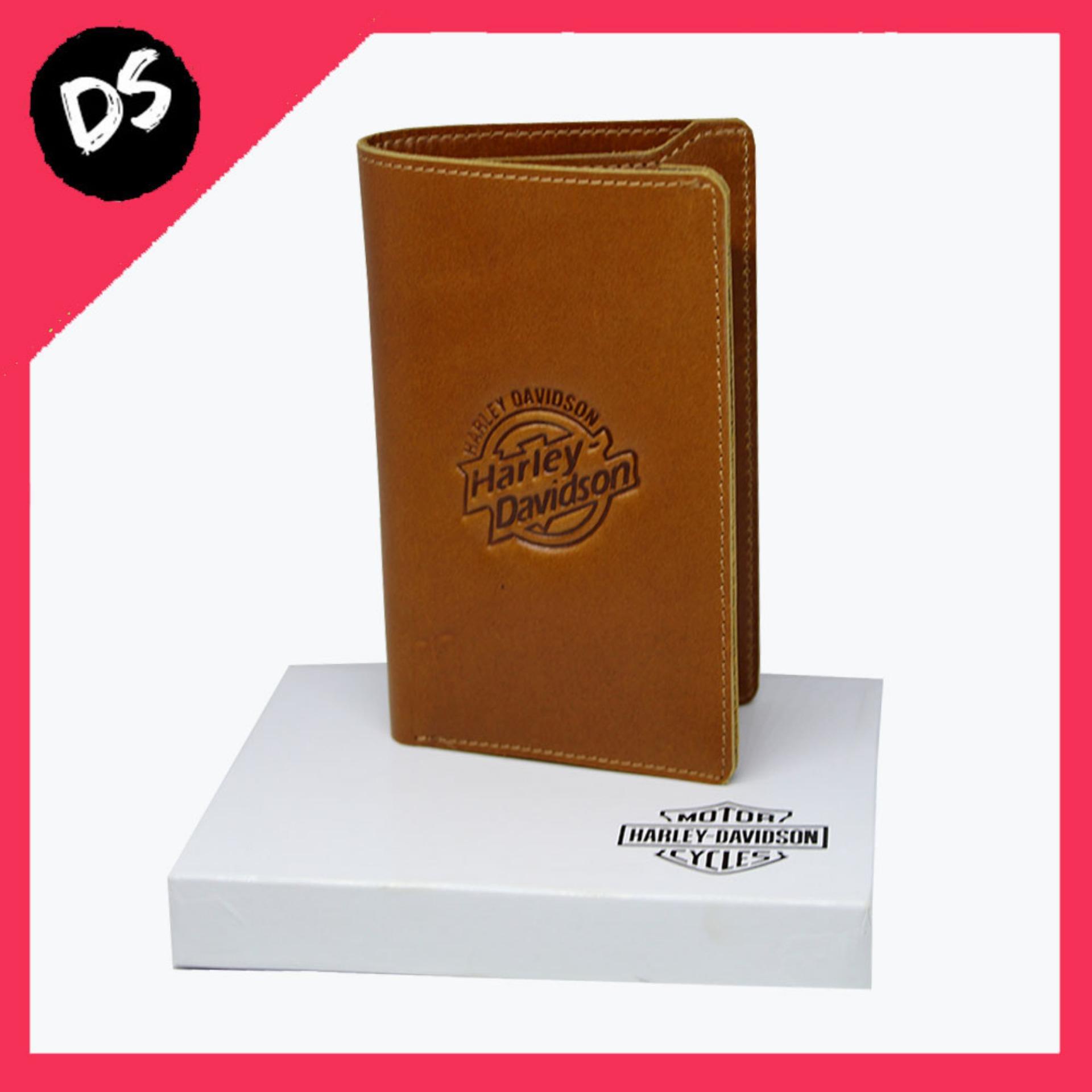 Hot Promo!!! Dompet Pria Kulit Asli Coklat Model Harley Davidson - Dream Shop