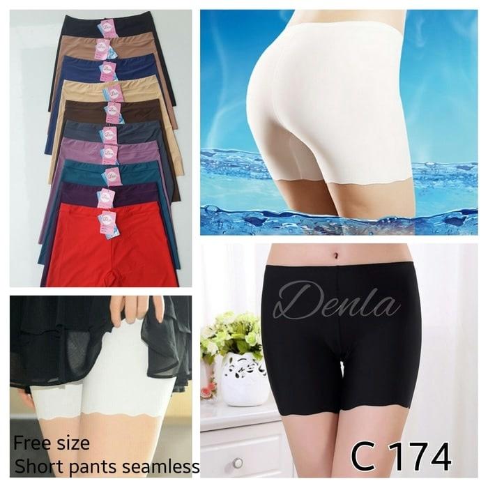 IMPORT Short Pants Seamless TALLY Denla 174 Tidak Nyemplak