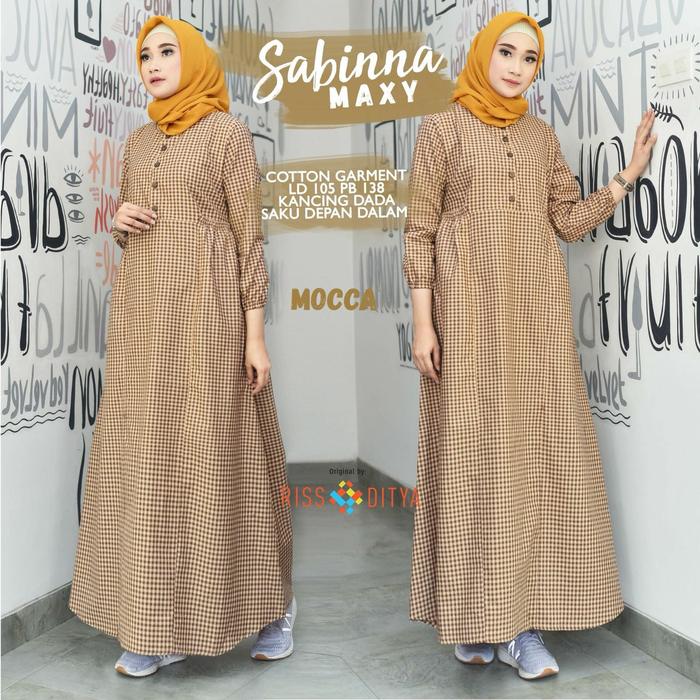 Baju gamis syari sabinna maxy dress murah