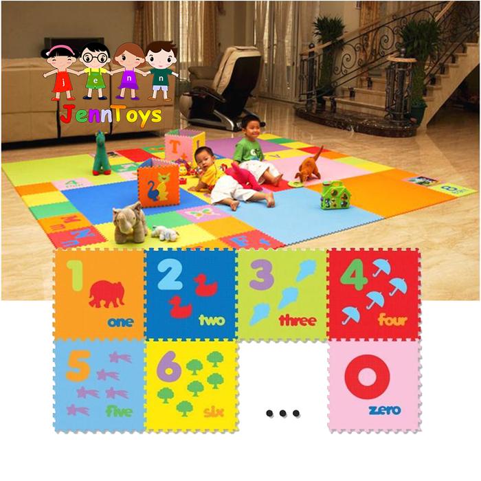 BEST SELLER!!! Evamat - Angka Gambar / Matras / Tikar / Karpet / Puzzle Alas Lantai - xg2h2i