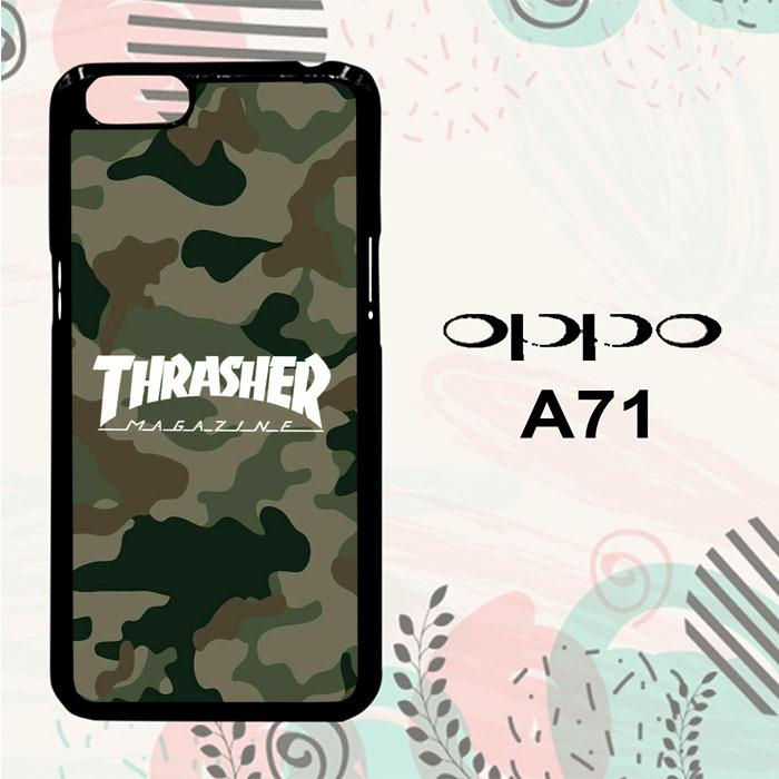 Casing OPPO A71 Custom Hardcase HP Thrasher Magazine Army L0585