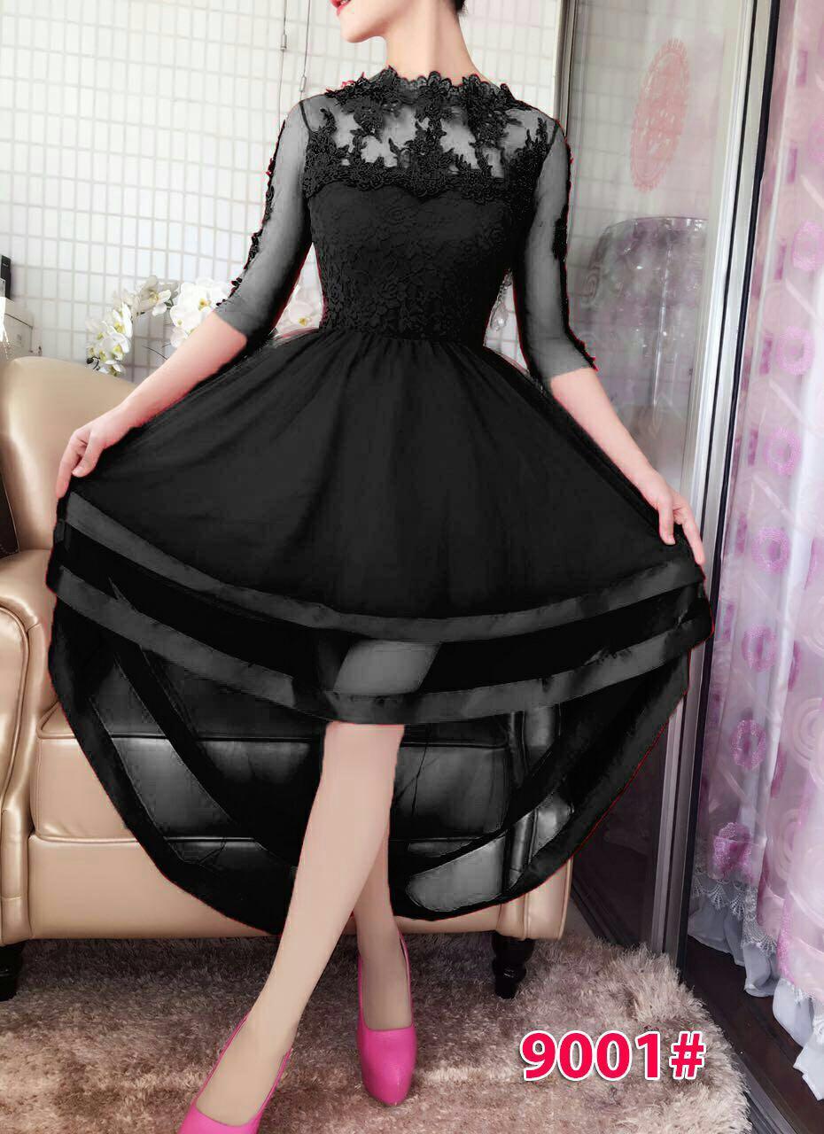 9001# baju pesta import / baju seksi / gaun pesta import / baju sabrina / dress fashion import