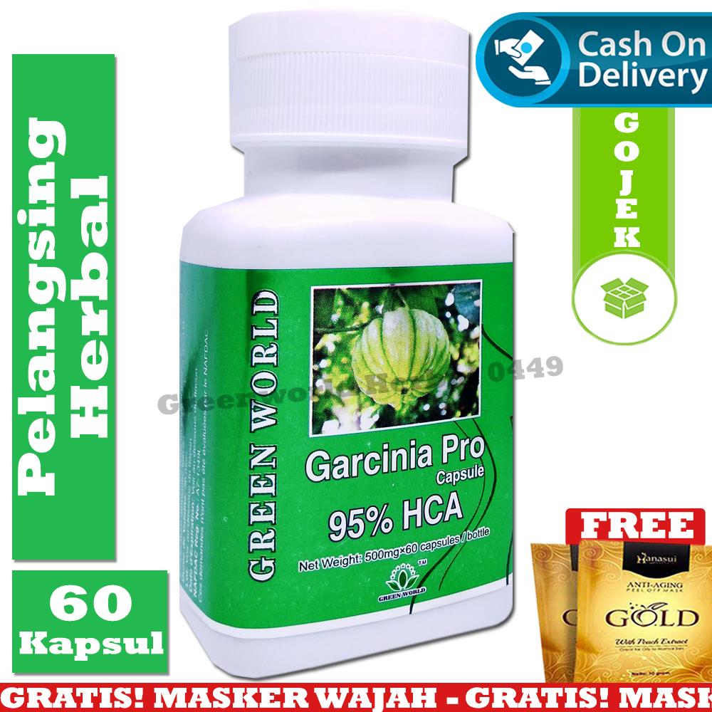 Green World - Slimming Capsule - Garcinia Pro - Original - Pelangsing Herbal