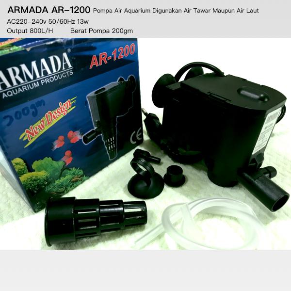 Aquarium Pompa Air ARMADA AR1200 Bisa Digunakan Air Tawar & Air Laut