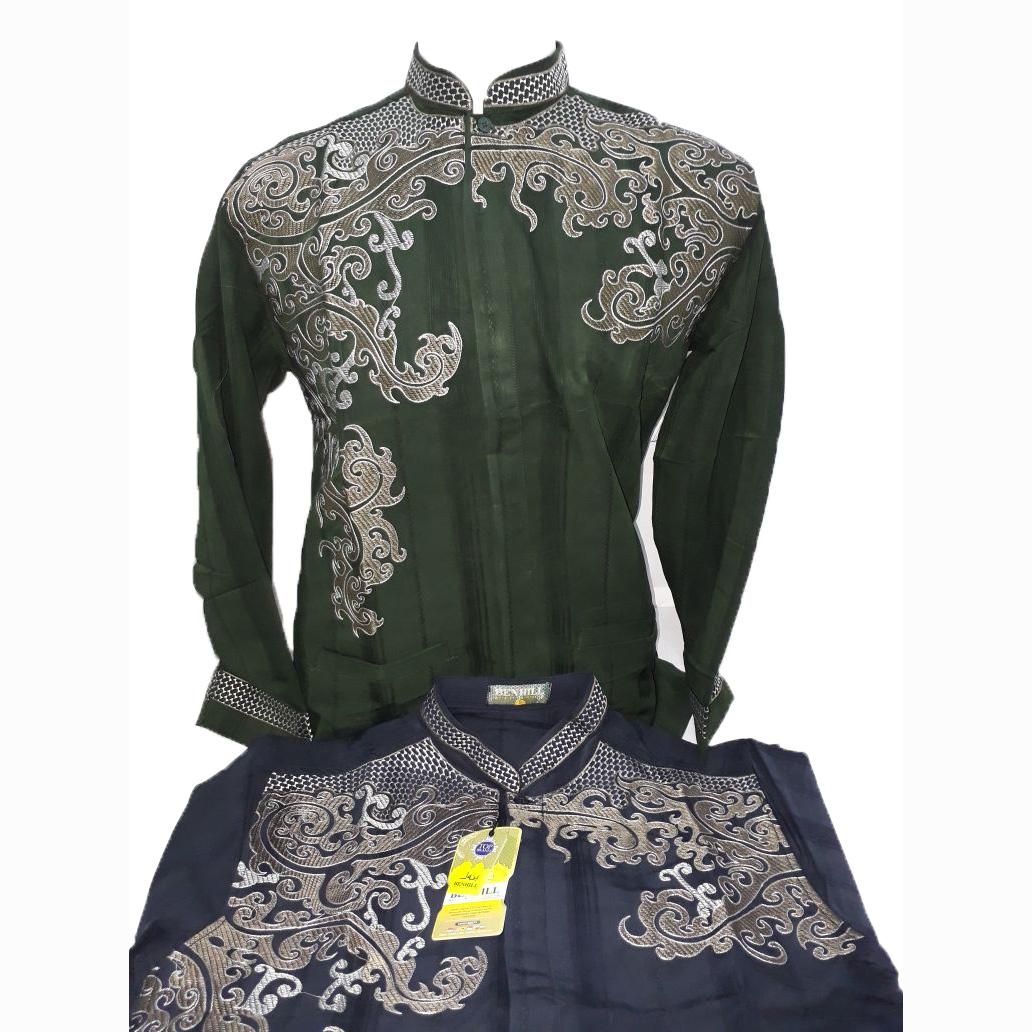 Baju Koko / Kemeja Muslim Pria Lengan Panjang - Merk Benhill - Toko Sumber Rejeki Jeans