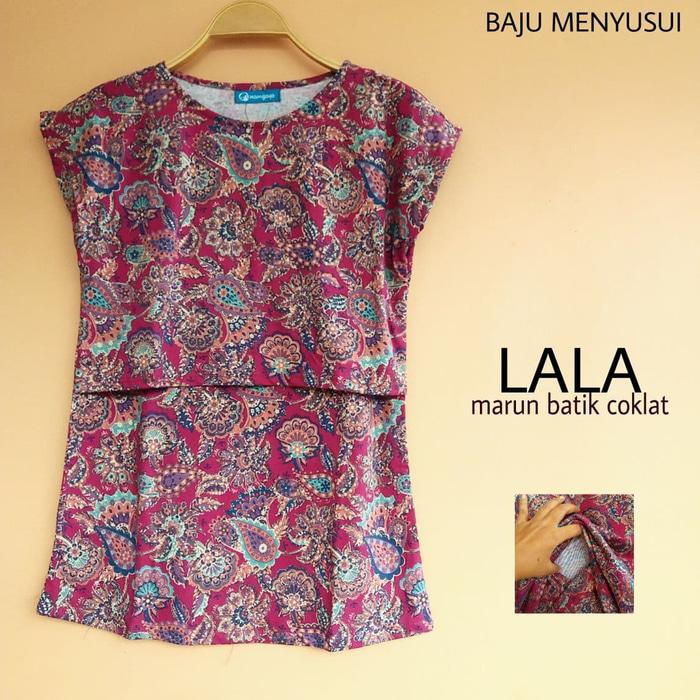 Baju Atasan Hamil dan Menyusui Lala - MarunBatikCklt